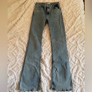 Zara High Waisted Flare Jeans